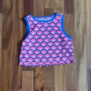 Zumba mesh cropped tank